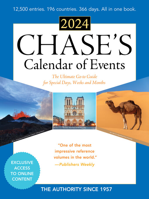 Title details for Chase's Calendar of Events 2024 by Editors of Chase's - Available